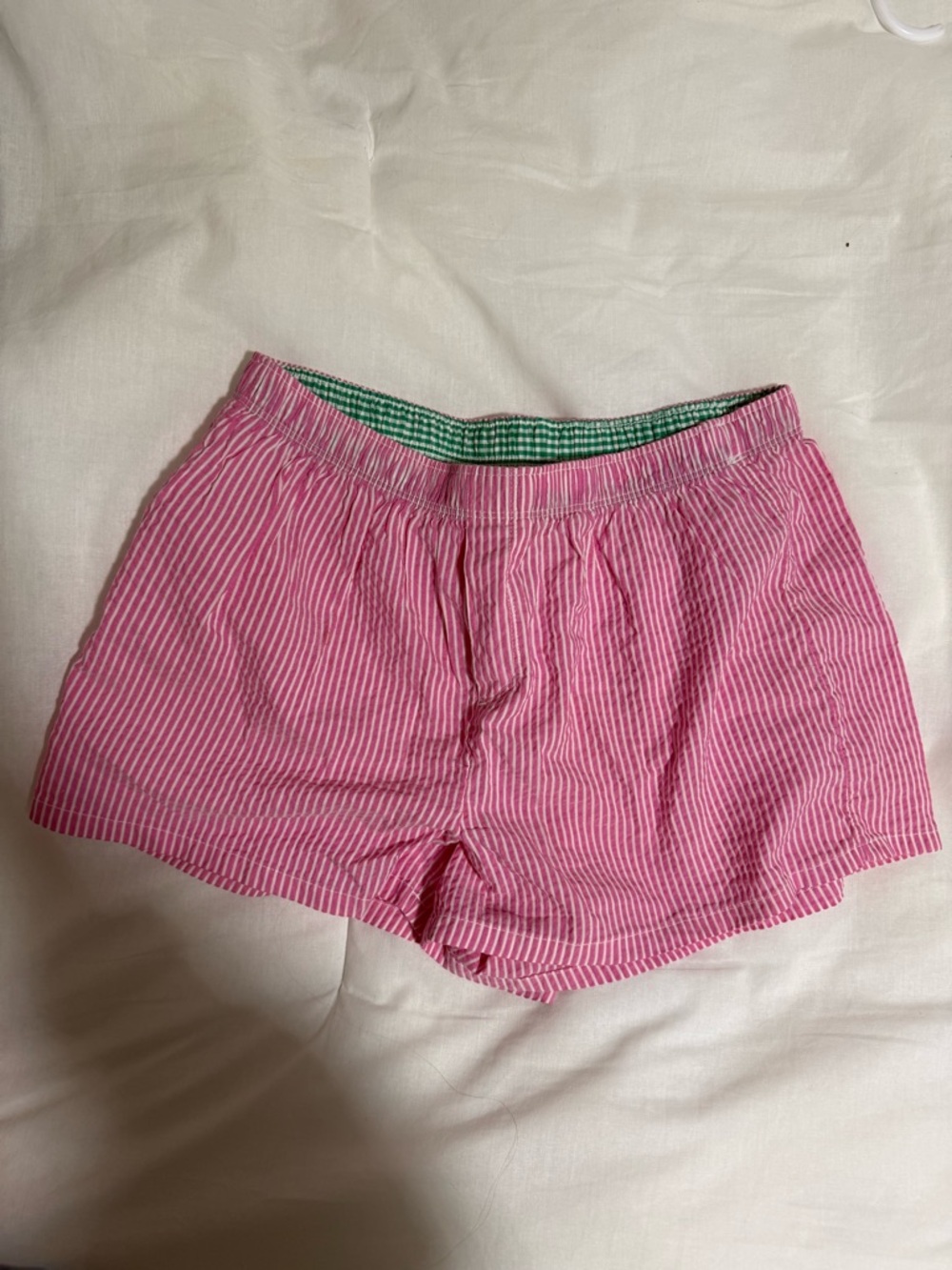 Aerie Pink Pinstriped Boxer Shorts | XS | NWT